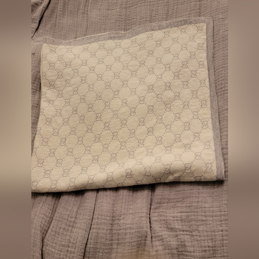 Authentic Gucci Baby Blanket